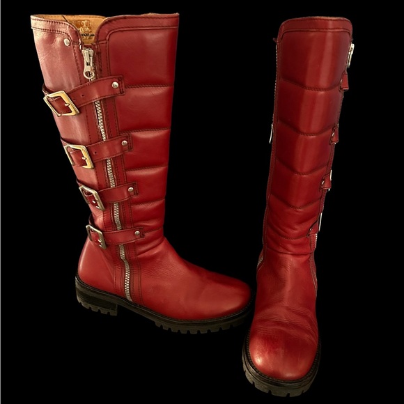 Killer “Killah” red buckle boots. Made in Romania. 8.5 U.S - Picture 4 of 13
